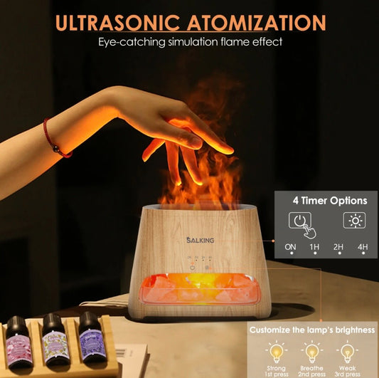 2-in-1 Himalayan Salt Lamp