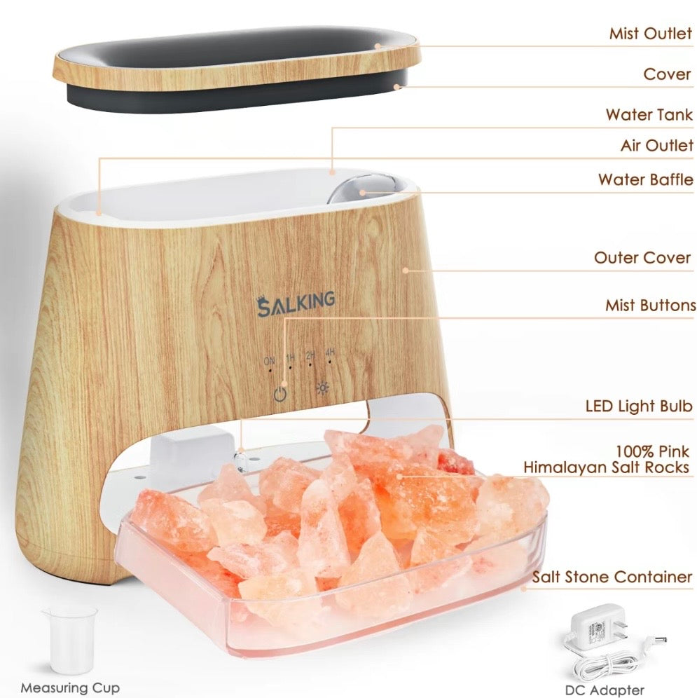 2-in-1 Himalayan Salt Lamp