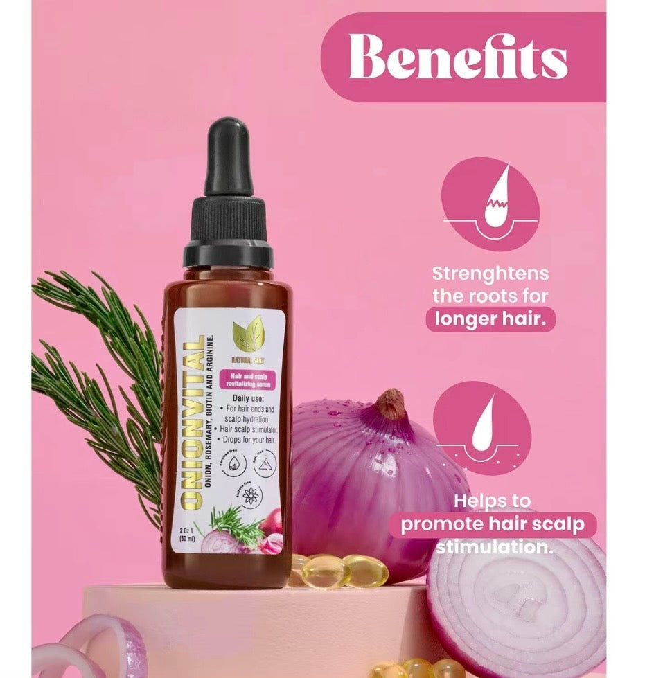 Natural Sant - 2 Onion, Rosemary and
Biotin sets + Onionvital Serum KIT