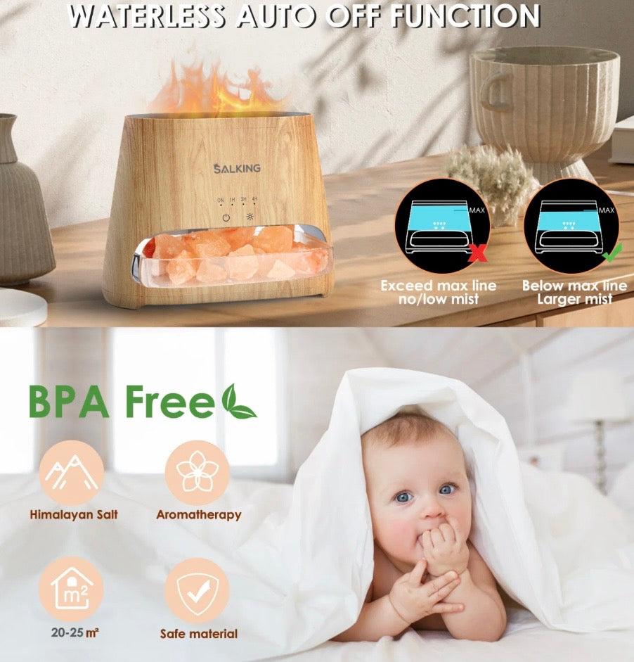 2-in-1 Himalayan Salt Lamp